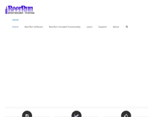 Tablet Screenshot of beerrunsoftware.com